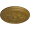 Ekena Millwork Vienna Ceiling Medallion (Fits Canopies up to 3 1/4"), Hand-Painted Gold, 16 7/8"OD x 5/8"P CM17VIGLS - alternate 2